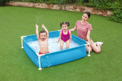 Bestway My First Frame pool 122 x 122 x 30.5 cm, blue, rectangular