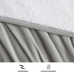 UGG 01465 Bliss Sherpa Throw Blanket Fully Reversible for Couch or Bed Machine Washable Easy Care Soft Plush Oversized Luxury Blankets 178 X 127 cm Seal Naty Shop Duvets & Quilts