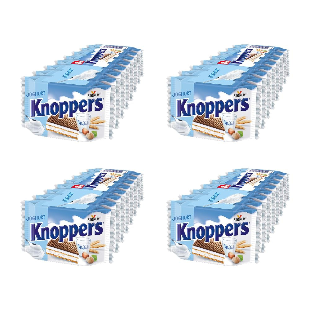 Yogurt – 4 x 200 g – Wafer slices filled with yogurt and nougat cream, hazelnuts and cocoa