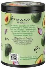 Ostmann Gewürze - Let's Do Avocado | Gewürzsalz für Avocado, Guacamole oder Bowls | Crunchy Topping mit Gewürzen, Kräutern und schwarzem Sesam | 70 g in Metalldose recyclebar