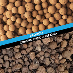 Expanded clay for potted plants, small clay balls for drainage and aeration, expanded clay for hydroponics and aesthetic decorations without chemical dyes - 650 g