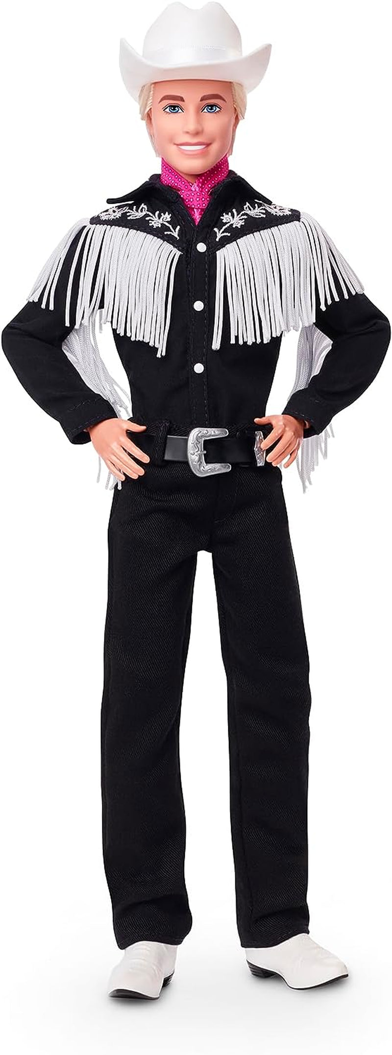 BARBIE the MOVIE Ken - Feature Film Collectible Doll in Western Outfit, Vintage Shirt, Cowboy Hat, White Boots, Ages 3 and Up, HRF30 Naty Shop Dolls Default Title