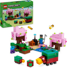 LEGO Minecraft Cherry Blossom Orchard Toy Garden to Explore with Sunny, Sniffer, Zombie and Bees Gamer Gift for Boys and Girls 8 Years Old 21260 Building Sets Besuche den LEGO-Store Default Title