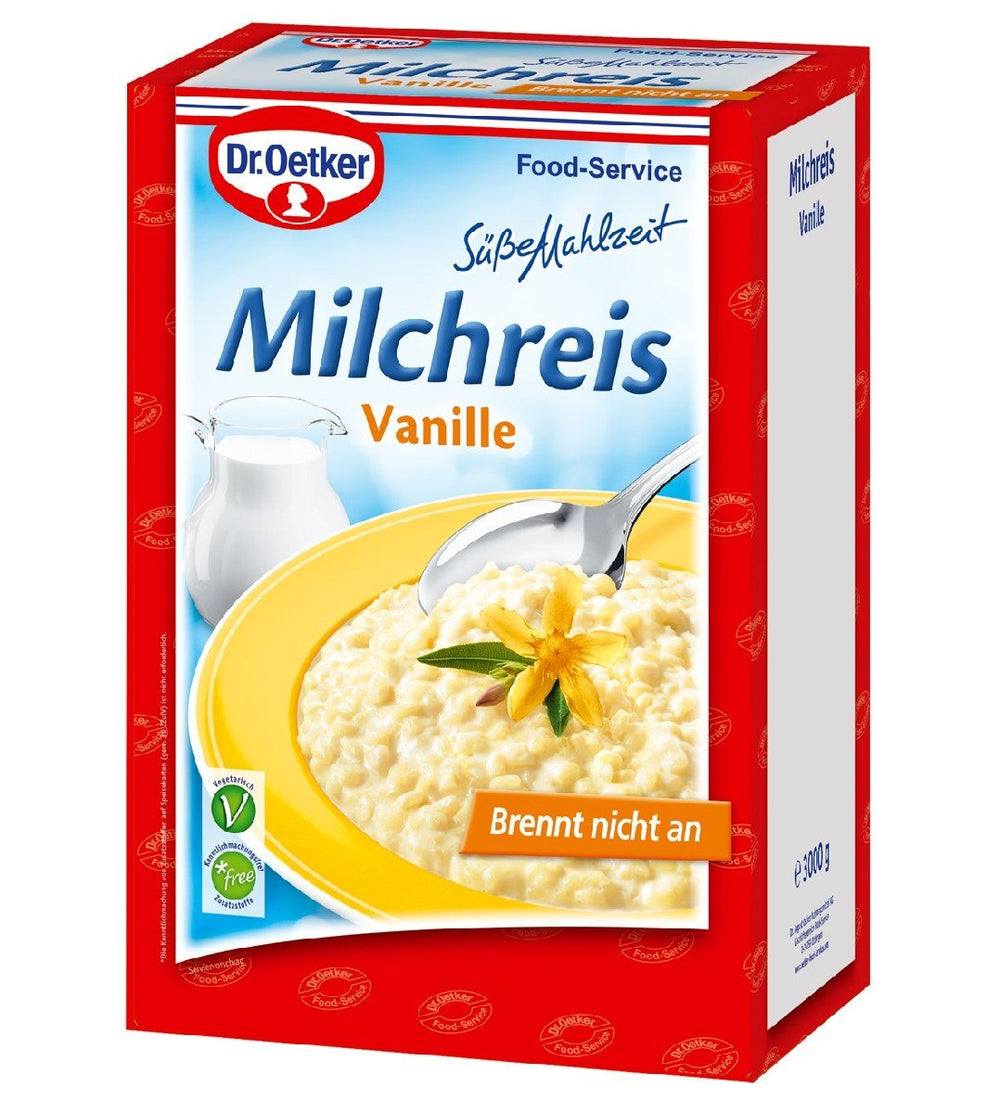 Dr. Oetker Professional, Vanilla Rice Pudding, Rice Pudding Powder in a 3 kg package, 1-39-208480
