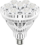Lampă LED SANSI 36W cu spectru complet E27 pentru plante de interior, lampă LED de creștere cu lămpi de creștere PPFD ridicat pentru seră, grădină, flori, legume, hidroponică, dimensiune Ø11.5 * 13.3cm