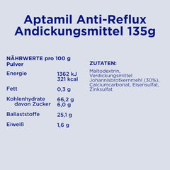 Aptamil Anti-Reflux - Complete Formula From Birth Dietary Management Vomiting & Regurgitation Baby Food Milk Powder 6 x 135g
