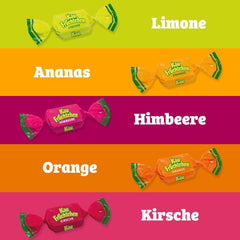 Kaufrüchtchen – 1 x 425G – caramels with five fruit flavors Naty Shop