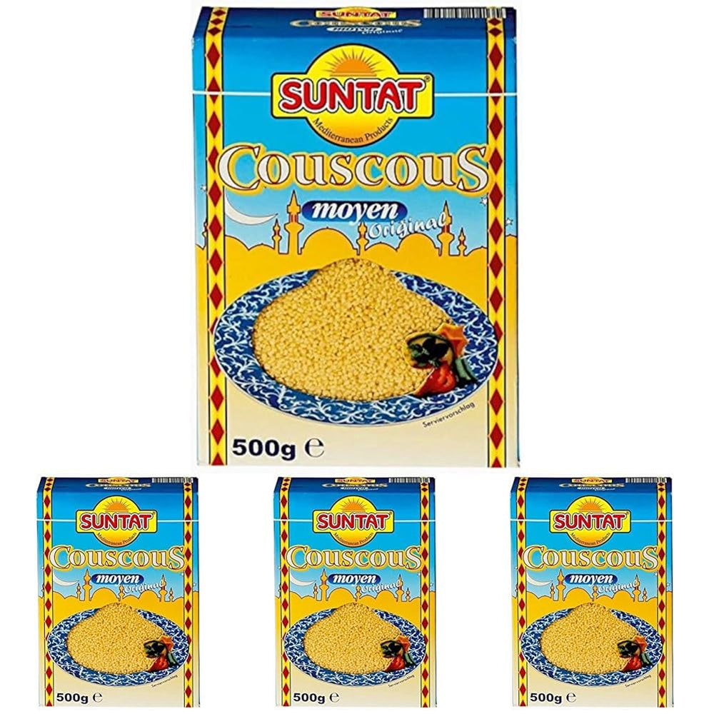 Couscous Moyen Original, 0.5 kg (pack of 4)