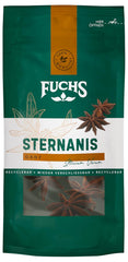 Fuchs Gewürze - Sternanis ganz | Aus natürliche Ingredient | 9 g resealable, recyclable bag
