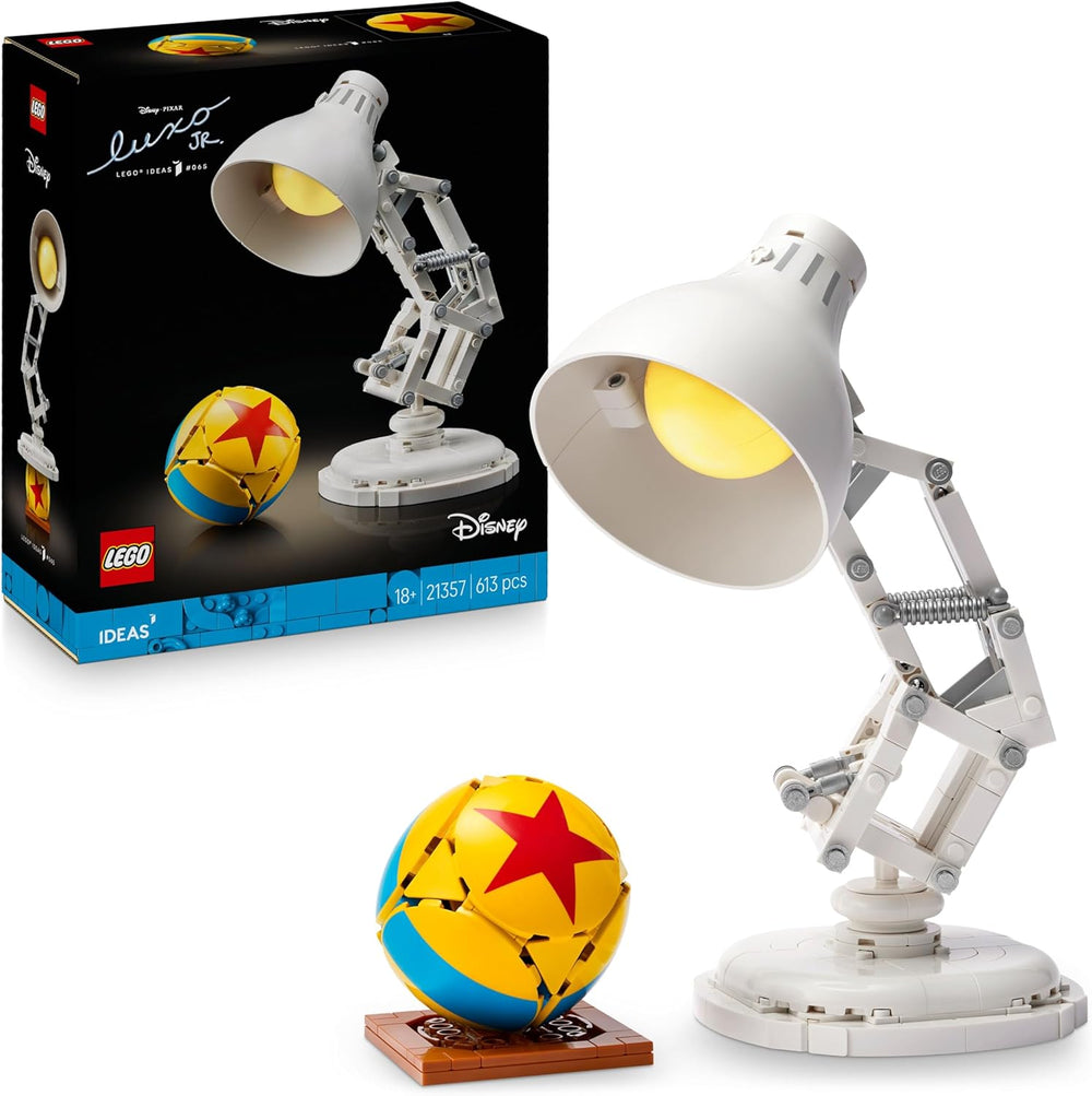 LEGO Ideas | Disney Pixar Set - Modellbau für Erwachsene - 3D Puzzle mit versteckten Filmreferenzen - DIY Schreibtisch Deko - Giftidee zum Vatertag für Sammler - 21357