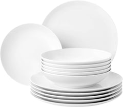 Serviciu de cină Seltmann Weiden 12 piese | Liberty alb