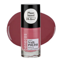 Benecos 20-Free Mysterious Vegan Nail Polish - Plant Based Nail Polish - Quick Dry Long Lasting - Water Permeable - Biotin Enriched - 5ml