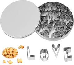 Forme de copt pentru fursecuri, alfabete, litere, fondant, fursecuri, DIY, din plastic, simbol, formă de copt, oțel inoxidabil, alfabet, biscuiți, bucătărie, gadget, accesorii de copt, set