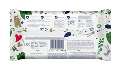 Kindii Natural Balance wet wipes for babies – (1 x 60 pcs.) Wet wipes for babies and children – Protective, Aloe Vera, Delicate fragrance – 60 pcs.