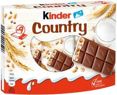 Kinder Country bars, 9 bars, 212 g