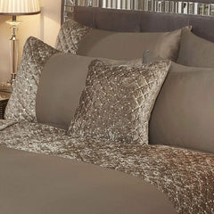 Emma Barclay Glamor bedding set for double bed, mink, polyester, cream Emma Barclay Beds and Duvets