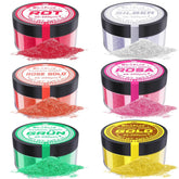 Glitter comestibil, set 6 nuante, 5 grame Glitter Naty Shop