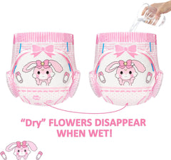 Adult printed diapers 5500-5800 ml, 10 pieces - Baby Usagi (XL)