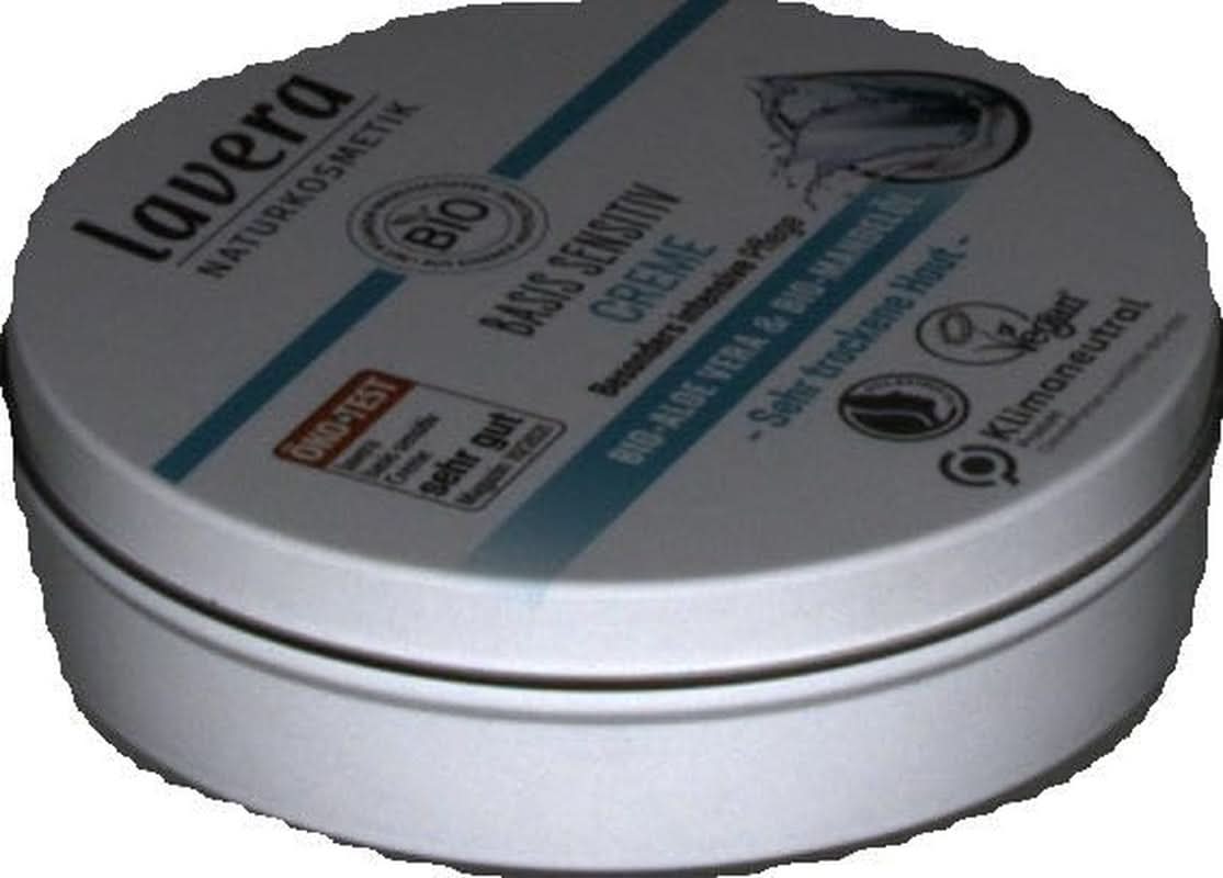 Lavera Basis Sensitiv, îngrijire intensivă pentru pielea uscată cu Aloe Vera si ulei de migdale, 150 ml Naty Shop