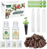 166-Piece Hydroponic Capsule Set: Grow Anything Plant Kits - Including Grow Sponges, Grow Domes, A&B Plant Food Labels - Hydroponic Accessories for Most