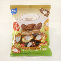 Mix special de ciocolată | 2 x 180 g | Ouă din lapte integral în cinci sortimente cu și fără alcool (Ouă Marc de Champagne și trufe de ciocolată | 3 x 90 g)