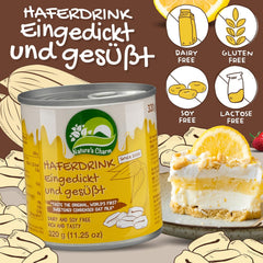 Naturens charm Vegansk kondenserad havremjölk - kaffe och desserter