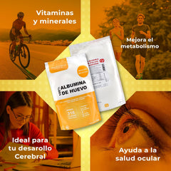Sermand Nutrition Egg Albumin 100% Powder Gluten Free Lactose Free