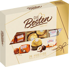 Ferrero The Best Nut Edition - Chokladpresent till honom och henne med 3 premiumsortiment