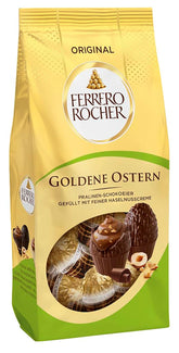 Ferrero Rocher Chocolate Eggs 90g – Milk Chocolate with Hazelnut Pieces and Fine Cocoa Cream with Hazelnuts – Easter Eggs for Easter Nests – Easter Gift – Easter Chocolate, Easter Sweets