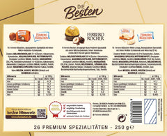 Ferrero The Best Nut Edition - Chokladpresent till honom och henne med 3 premiumsortiment