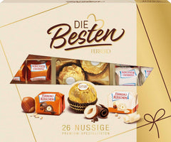 Ferrero The Best Nut Edition - Chokladpresent till honom och henne med 3 premiumsortiment