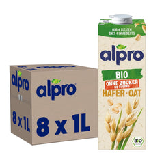 Alpro Bio Haferdrink Without Sugar - Grönsaksdryck med havre