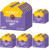 Milka Little Thank You Chocolates 12 x 44g, Fine Milk Cream Chocolates Covered with Alpine Milk Chocolate (Pack of 5)