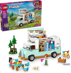 LEGO Friends Caravan, Role-Playing Building Set with a Toy Caravan, Gift for Girls Age 7+, Creative Playset with 3 Minifigures and Ferret Animal Figure 42663 Building Sets Besuche den LEGO-Store Default Title