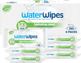 Waterwipes Moisturizing and Cleansing Baby Wipes with 99% Water and Aloe Vera Extract, Wet Wipes for Face and Body Naty Shop 360 Wipes