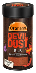 Ostmann Gewürze - Devil Dust | BBQ Rub Gewürzzubereitung | Scharfe Trockenmarinade für Grillfleisch | 140 g in a strainer