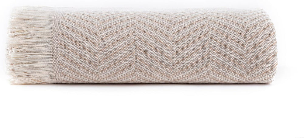 Todocama multi-functional bedspread, bedspread, bedspread, sofa cover, jarapas, herringbone pattern (230 X 260 Cm, sand beige). Beds and Blankets Besuche den Todocama-Store Arena beige 230 X 260 Cm