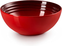 Set de veselă Le Creuset din gresie, 12 piese, roșu cireș, 79351000607081