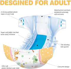 Landofgenie Adult Slip-On Diapers for Night, 10 Pieces