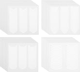 1620 Stück French Schablonen Nägel,French Nail Schablone,Maniküre Schablonen,Selbstklebende Nail Art Sticker Frenchs Für DIY Nageldesign Maniküre Dekoration Nageldesign Zubehör