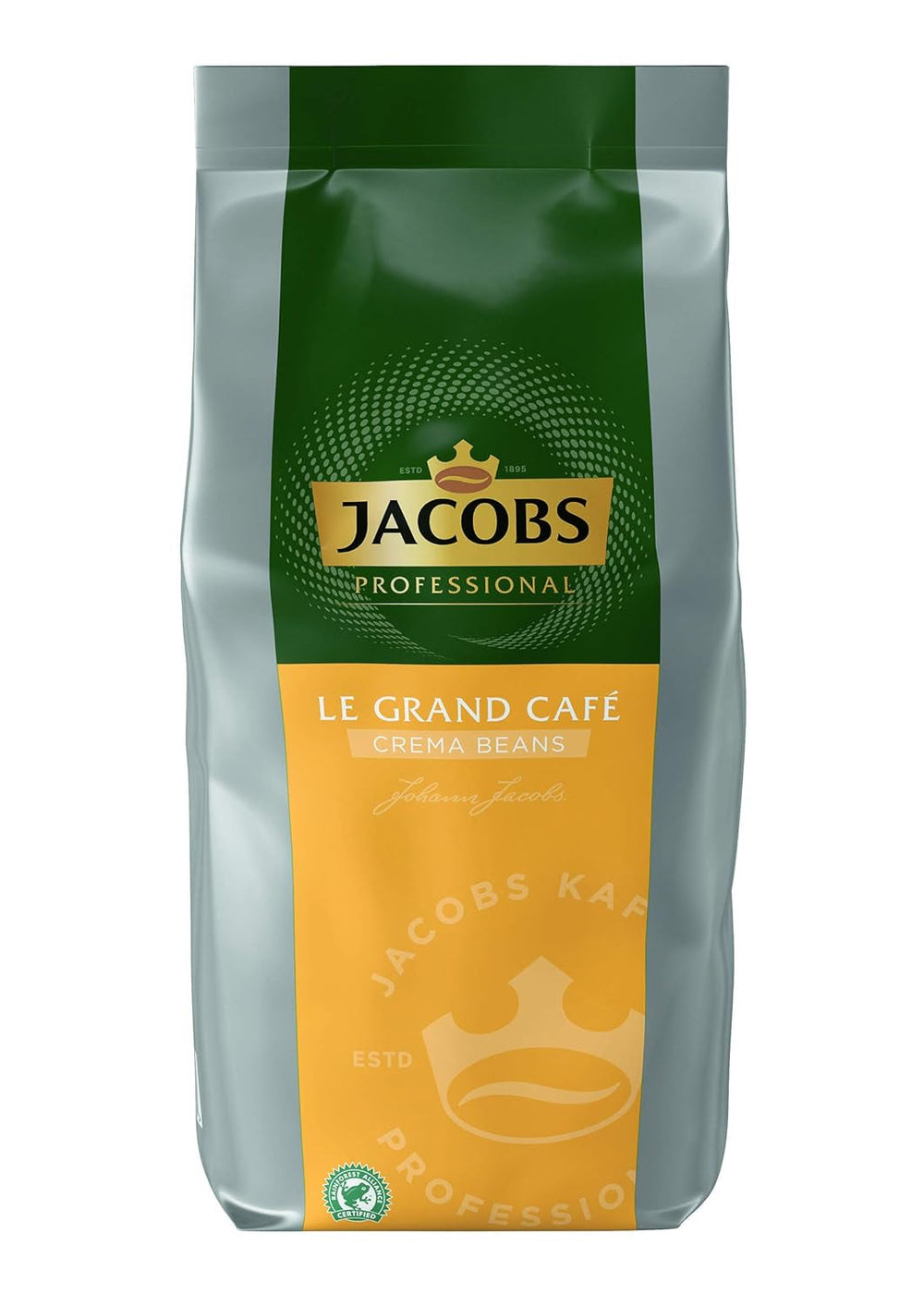 Jacobs Professional Le Grand Café Cream, whole coffee beans 1kg, Mild, Intensity 2/5 Coffee Naty Shop 1 Kg Le Grand Café Cream