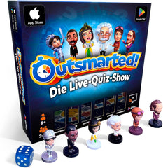 Outsmarted – Jocul de societate cu quiz digital | Copii, adolescenți și adulți | Seară de jocuri de generație următoare pentru familie și prieteni | 2–24 de jucători | Vârste 8+ | Peste 10.000 de întrebări
