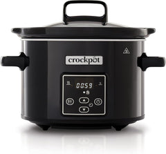 Slow cooker digital Crockpot, keep warm function, 2.4 liters (1-2 people) Slow Cooker Naty Shop Default Title