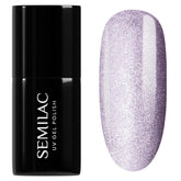 Semilac UV Nail Polish 664 Lilac Gloss 7 ml – Cat Eye Effect, Unique Reflections with Magnetic Tool – Gloss Gala Collection
