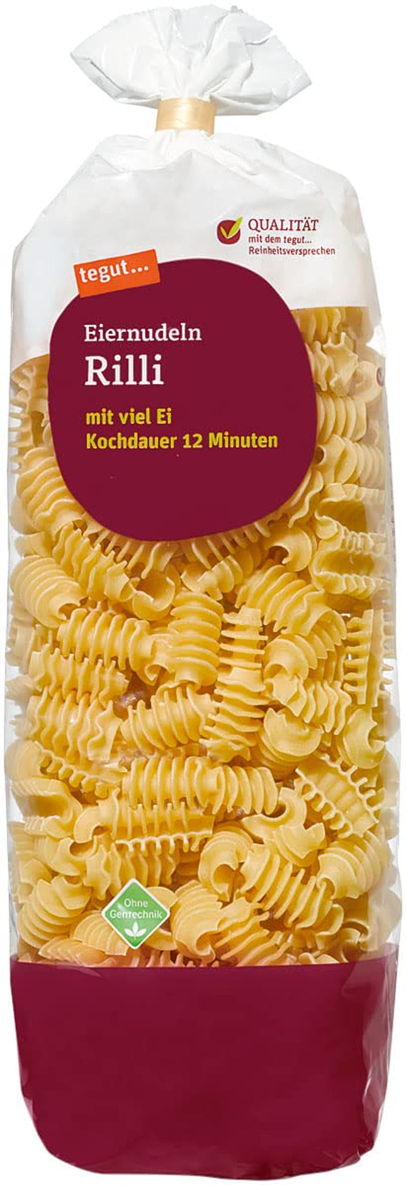 tegut... Noodles with Rilli egg, 1 x 500 g