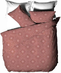 The Linen Yard Bohemian Duvet Cover Set, Red, 260 X 220Cm Duvets and Quilts Naty Shop Red Clay Single Bed