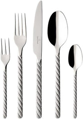Villeroy And Boch - Set de tacâmuri Montauk, diverse marimi, oțel inoxidabil Bucatarie Naty Shop 30 bucati