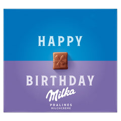 Praline Milka Congratulations – Alpine milk chocolate with fine milk cream filling – 10 x 110g