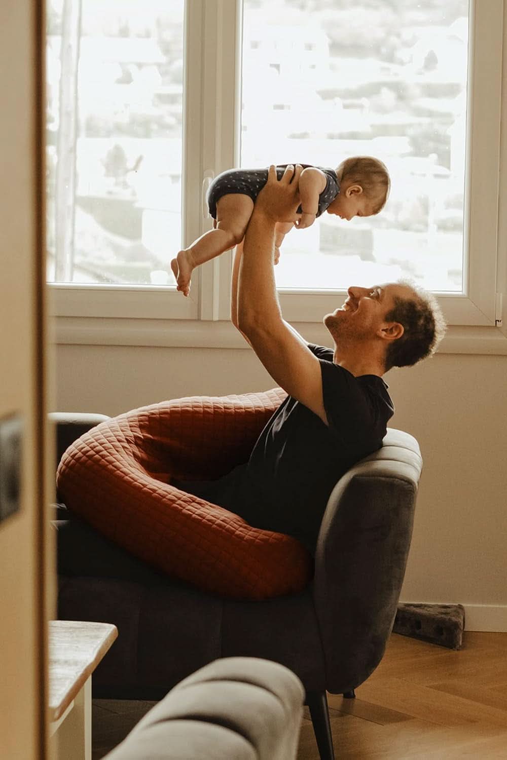 Red Castle - Pernă de maternitate și alăptare, 170 cm Accesorii Hrana si Alaptare Bebe Naty Shop