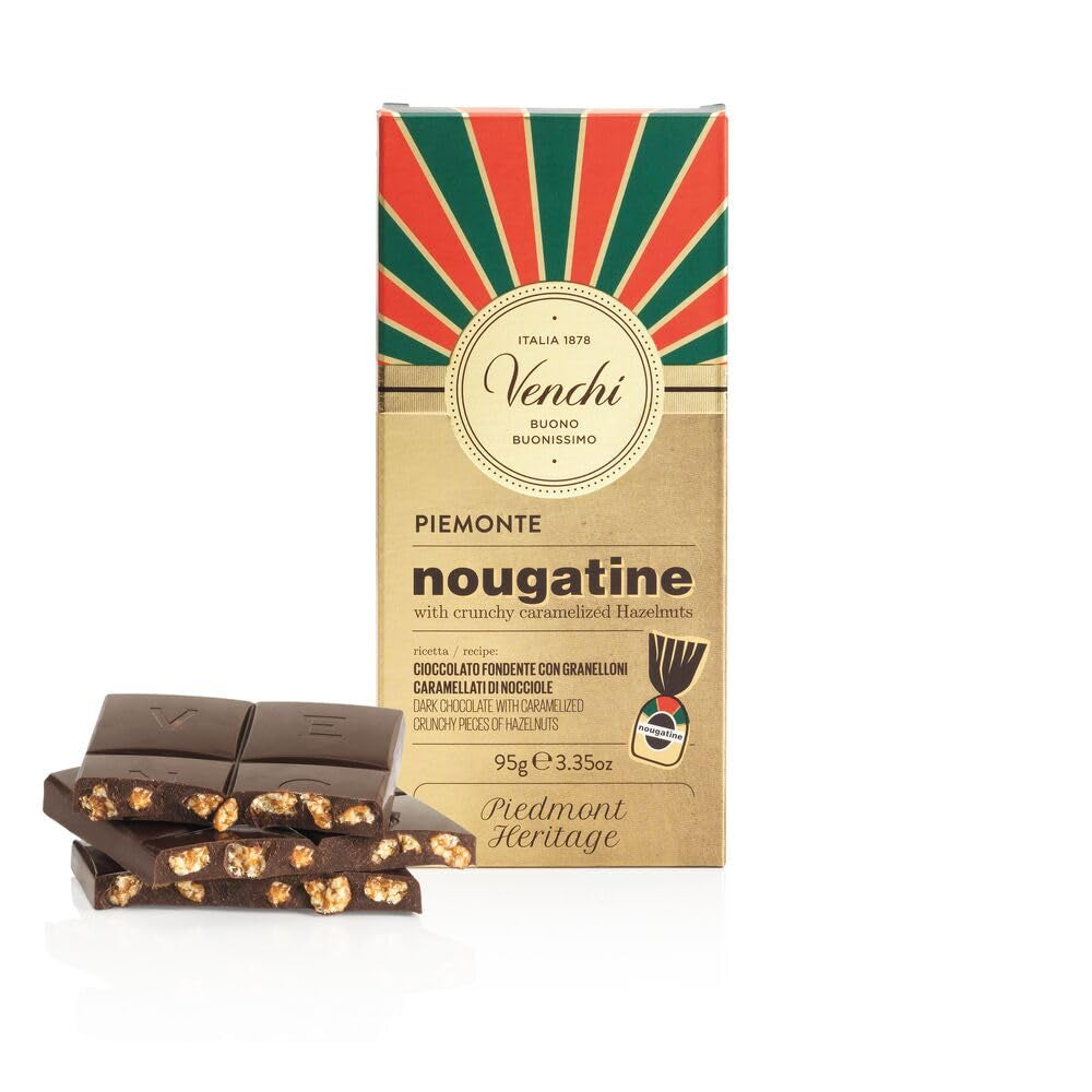 Venchi milk chocolate with whole PGI Piedmontese hazelnuts, 100g - gluten-free